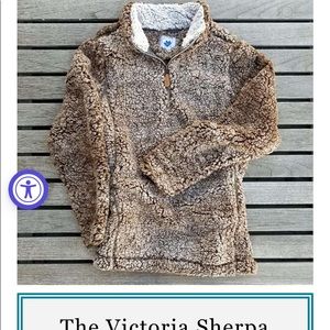 Nordic Fleece Victoria Sherpa Pullover NWT